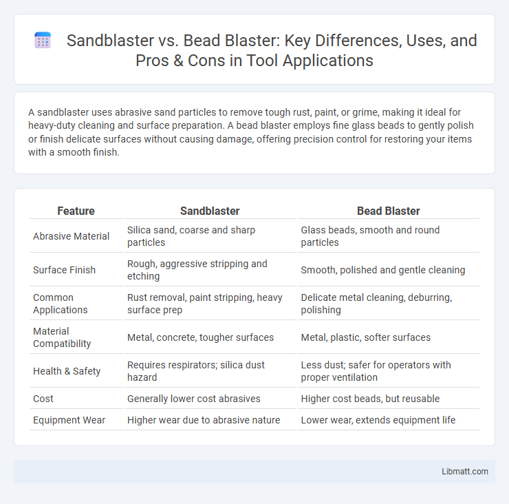 Sandblaster vs. Bead Blaster: Key Differences, Uses, and Pros & Cons in Tool Applications
