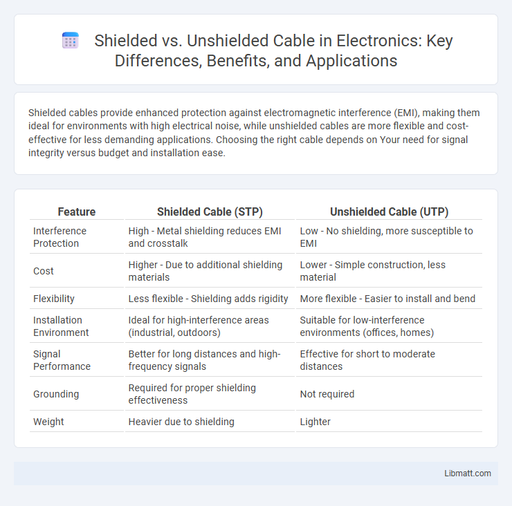 Shielded vs. Unshielded Cable in Electronics: Key Differences, Benefits, and Applications