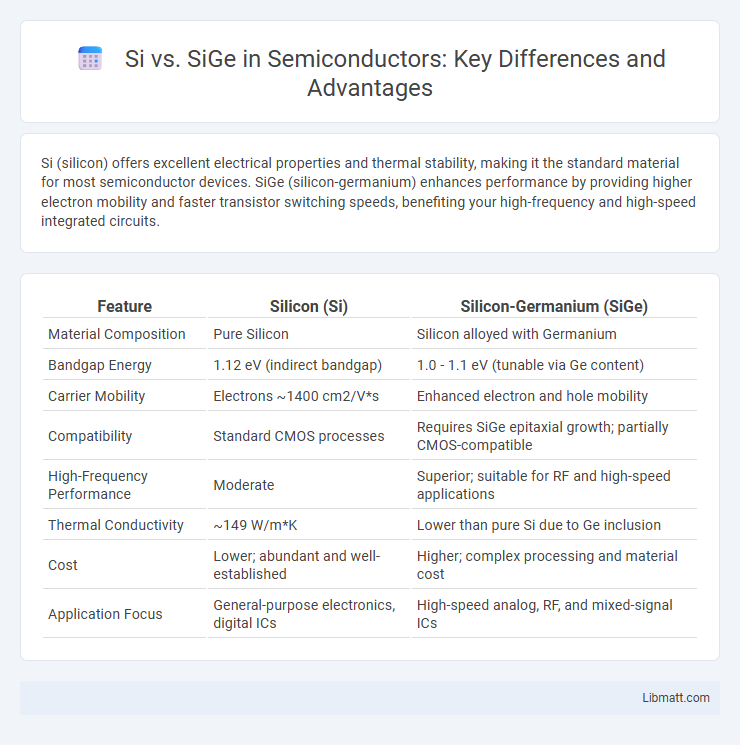 Si vs. SiGe in Semiconductors: Key Differences and Advantages