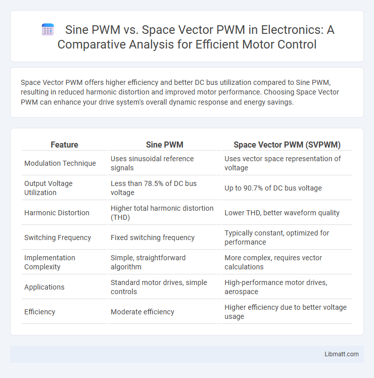 Sine PWM vs. Space Vector PWM in Electronics: A Comparative Analysis for Efficient Motor Control