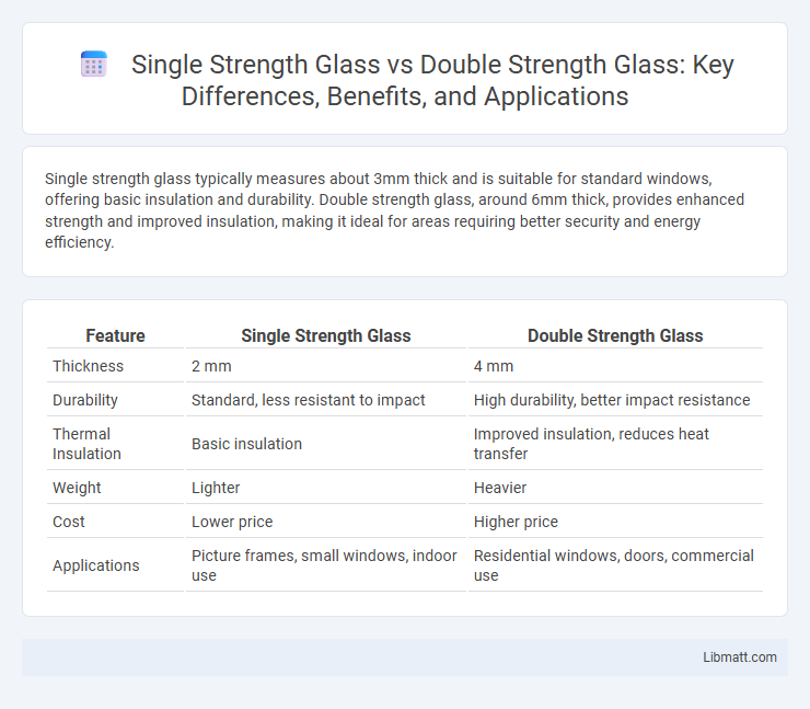 Single Strength Glass vs Double Strength Glass: Key Differences, Benefits, and Applications