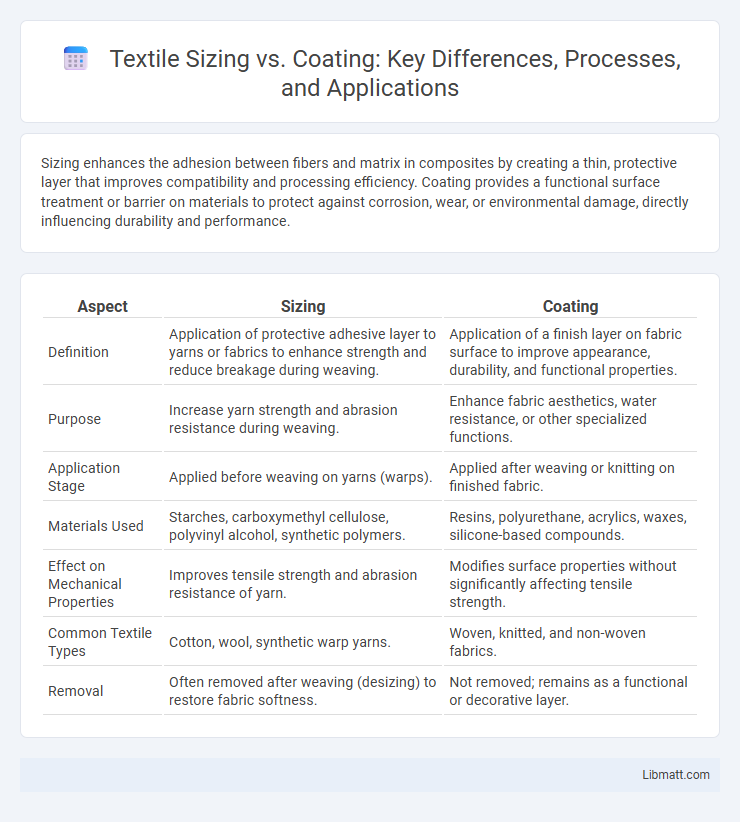 Textile Sizing vs. Coating: Key Differences, Processes, and Applications