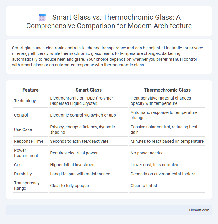 Smart Glass vs. Thermochromic Glass: A Comprehensive Comparison for Modern Architecture