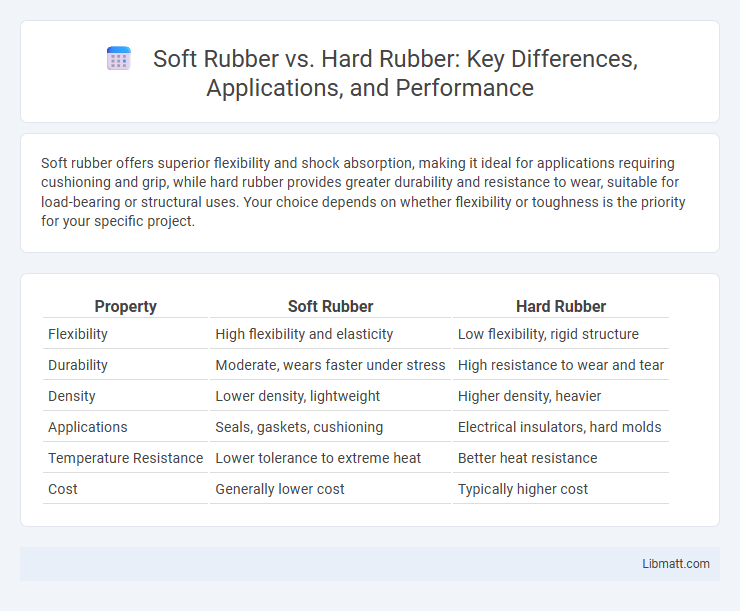 Soft Rubber vs. Hard Rubber: Key Differences, Applications, and Performance