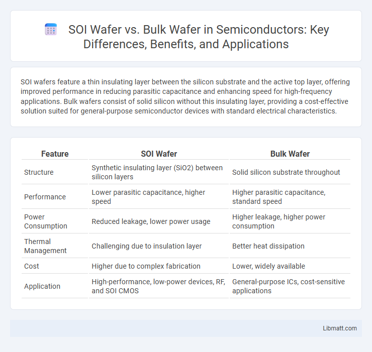 SOI Wafer vs. Bulk Wafer in Semiconductors: Key Differences, Benefits, and Applications