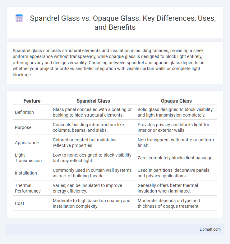 Spandrel Glass vs. Opaque Glass: Key Differences, Uses, and Benefits