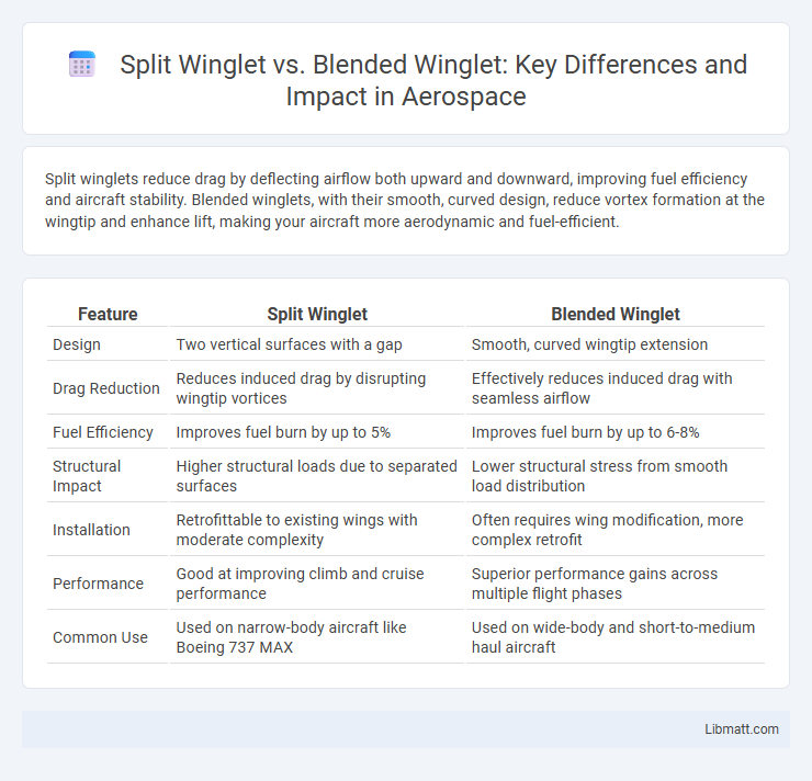 Split Winglet vs. Blended Winglet: Key Differences and Impact in Aerospace