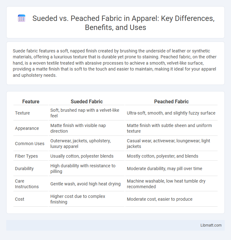 Sueded vs. Peached Fabric in Apparel: Key Differences, Benefits, and Uses
