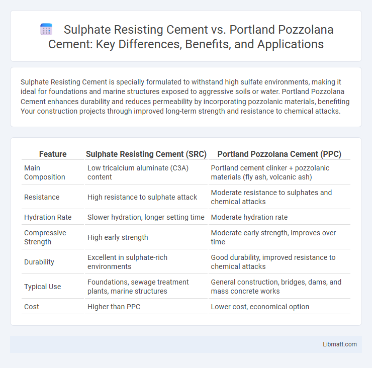Sulphate Resisting Cement vs. Portland Pozzolana Cement: Key Differences, Benefits, and Applications