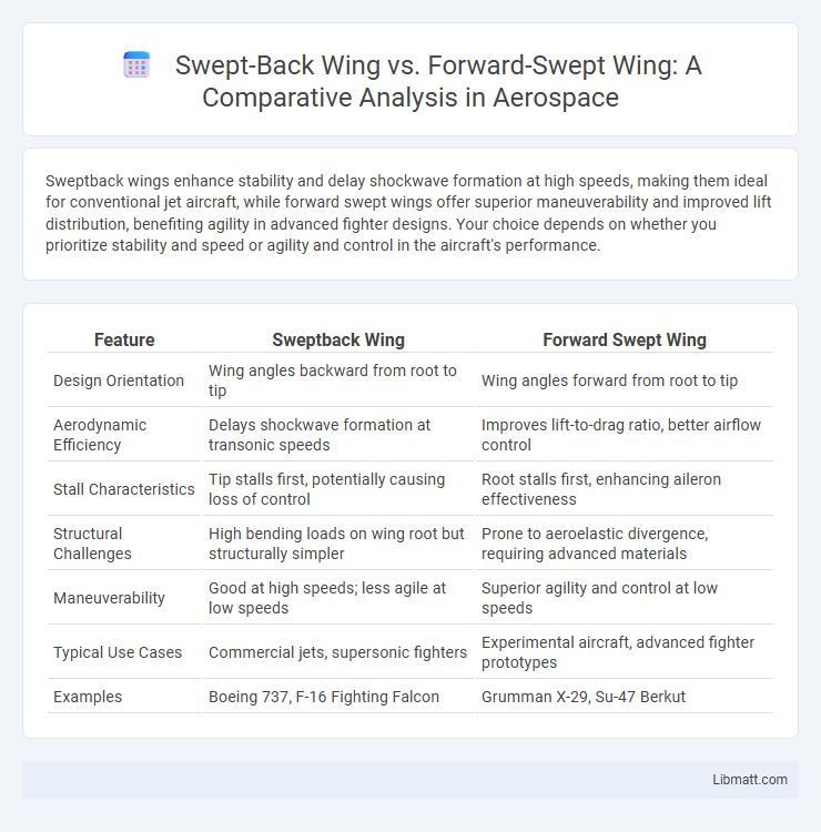 Swept-Back Wing vs. Forward-Swept Wing: A Comparative Analysis in Aerospace