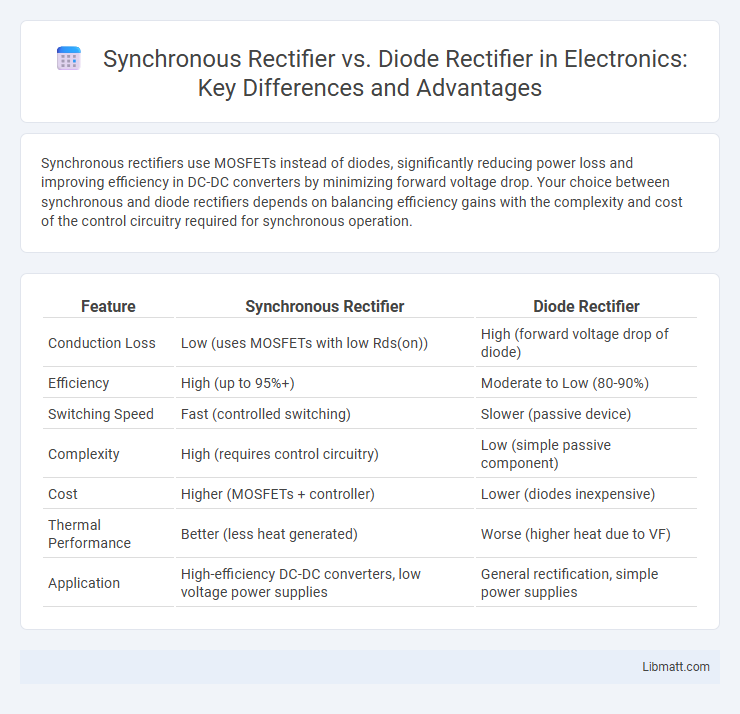 Synchronous Rectifier vs. Diode Rectifier in Electronics: Key Differences and Advantages