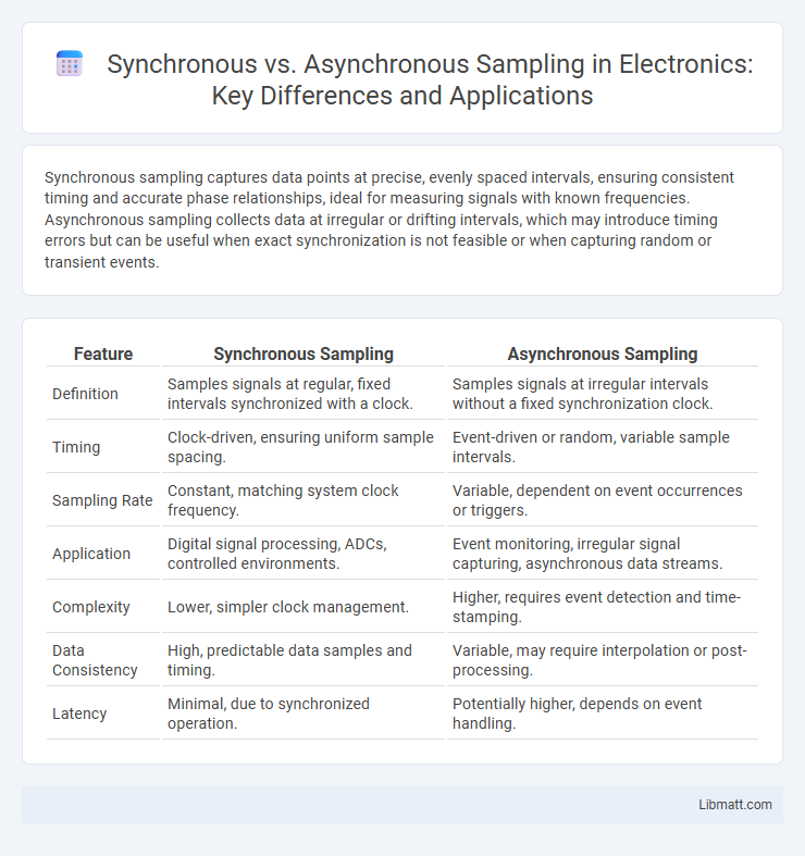 Synchronous vs. Asynchronous Sampling in Electronics: Key Differences and Applications