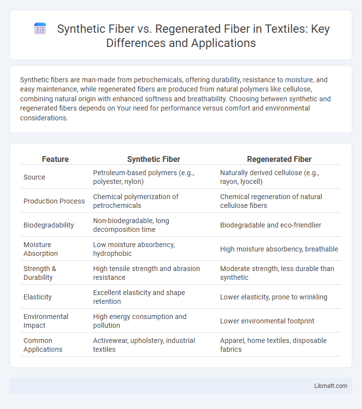 Synthetic Fiber vs. Regenerated Fiber in Textiles: Key Differences and Applications