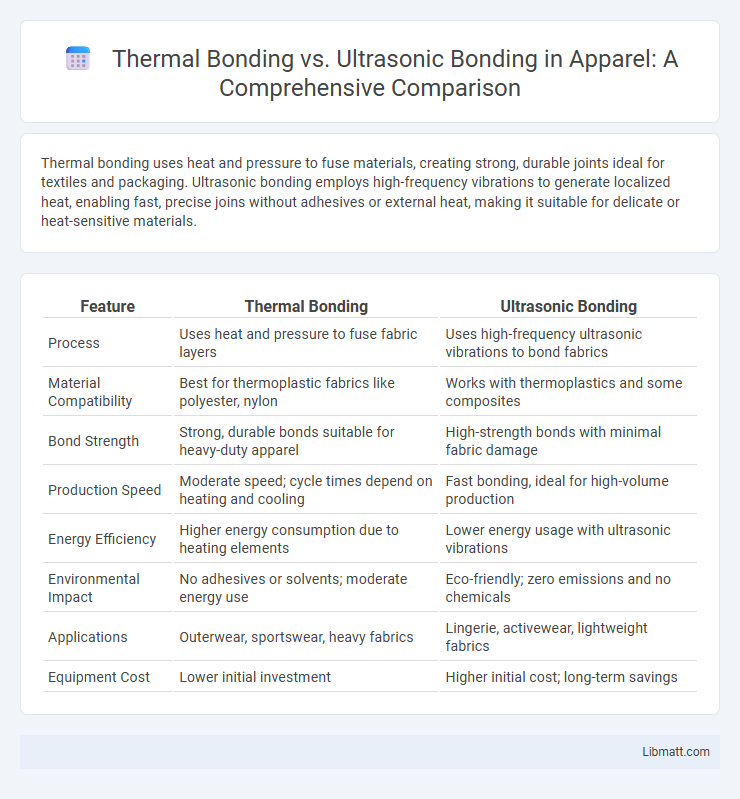 Thermal Bonding vs. Ultrasonic Bonding in Apparel: A Comprehensive Comparison