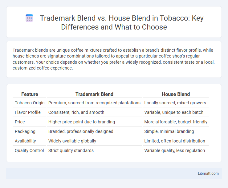 Trademark Blend vs. House Blend in Tobacco: Key Differences and What to Choose
