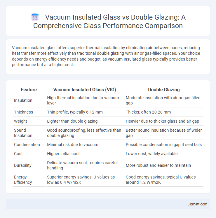 Vacuum Insulated Glass vs Double Glazing: A Comprehensive Glass Performance Comparison