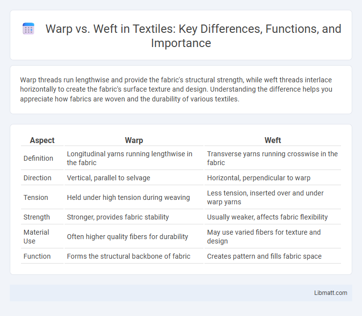 Warp vs. Weft in Textiles: Key Differences, Functions, and Importance