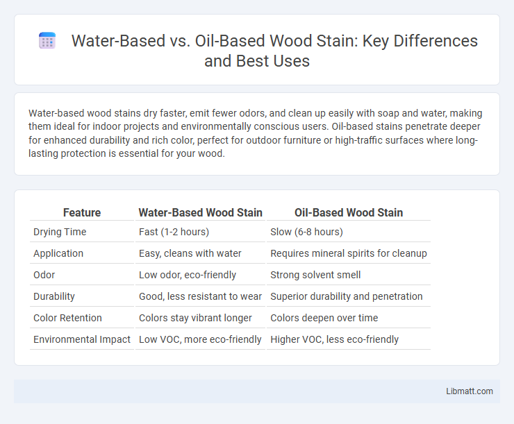Water-Based vs. Oil-Based Wood Stain: Key Differences and Best Uses