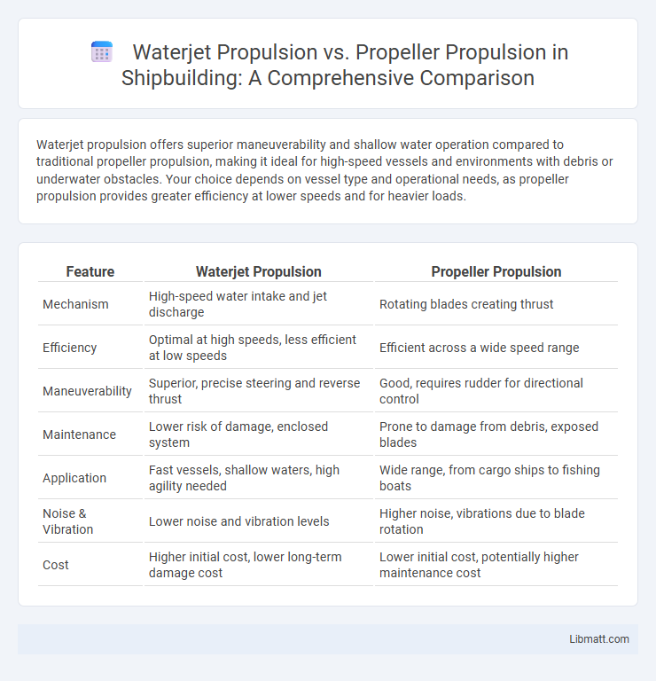 Waterjet Propulsion vs. Propeller Propulsion in Shipbuilding: A Comprehensive Comparison