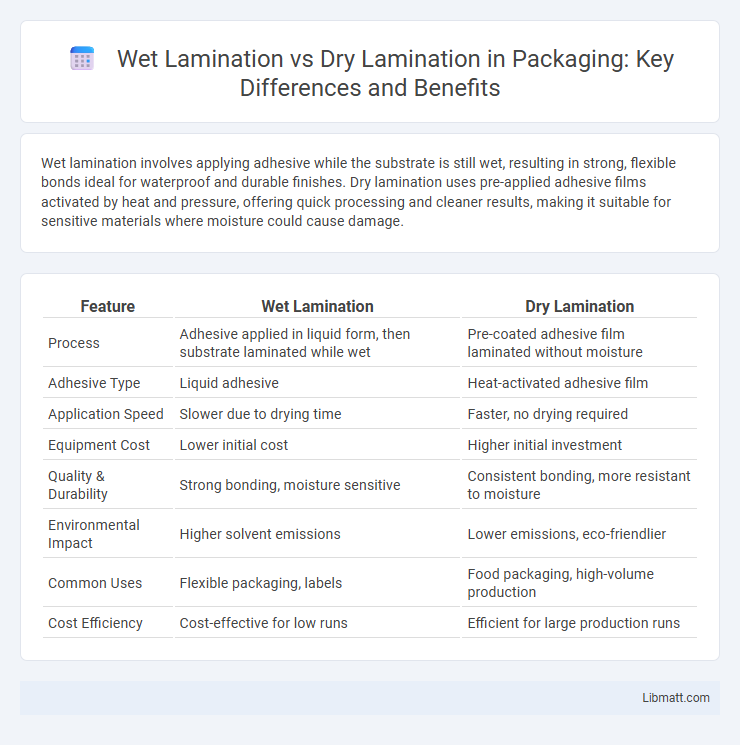 Wet Lamination vs Dry Lamination in Packaging: Key Differences and Benefits
