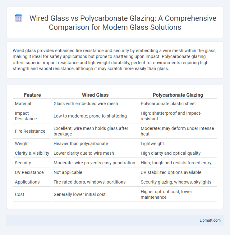Wired Glass vs Polycarbonate Glazing: A Comprehensive Comparison for Modern Glass Solutions