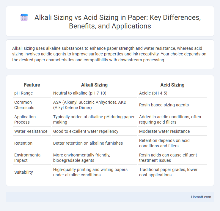 Alkali Sizing vs Acid Sizing in Paper: Key Differences, Benefits, and Applications