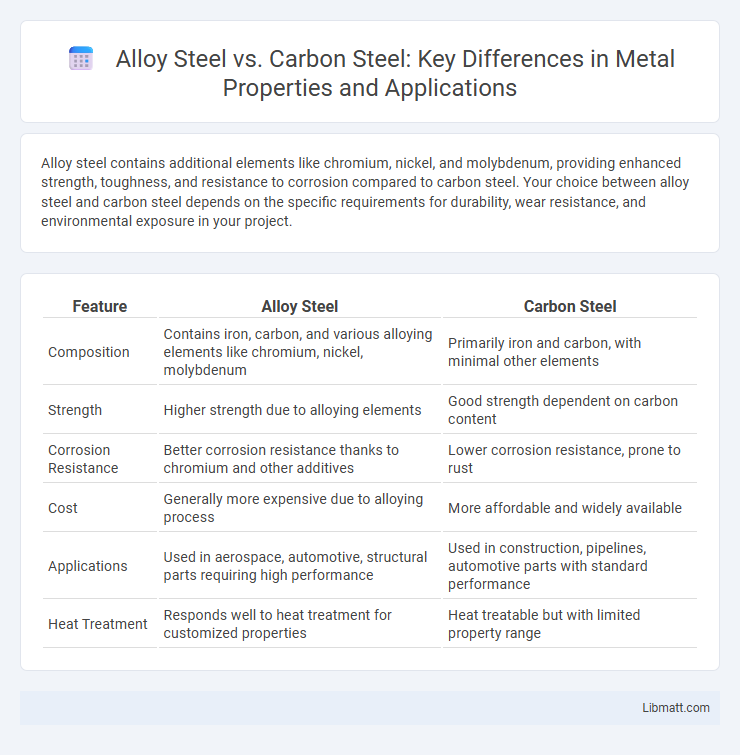 Alloy Steel vs. Carbon Steel: Key Differences in Metal Properties and Applications