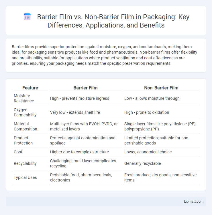 Barrier Film vs. Non-Barrier Film in Packaging: Key Differences, Applications, and Benefits