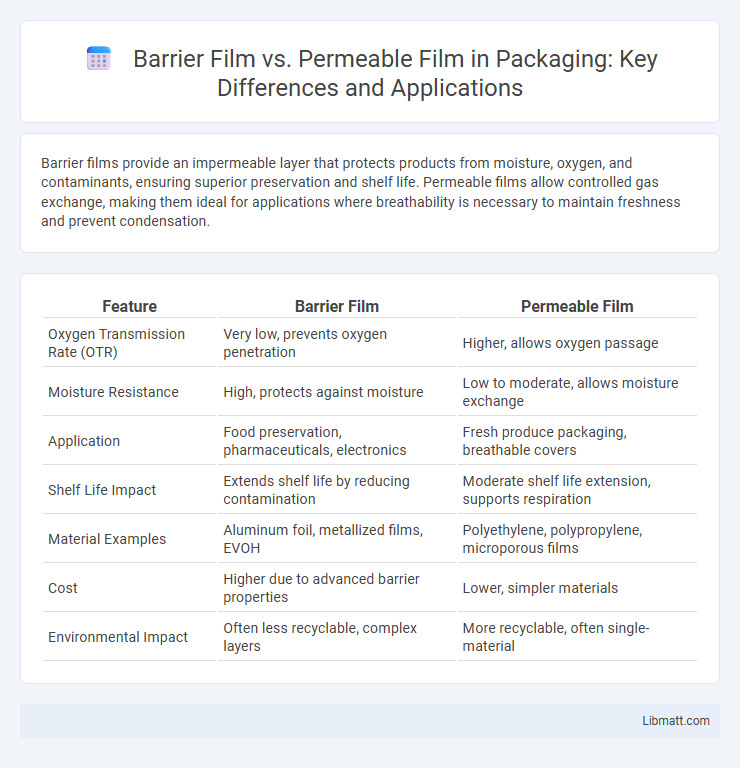 Barrier Film vs. Permeable Film in Packaging: Key Differences and Applications