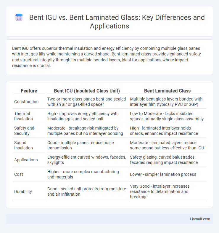 Bent IGU vs. Bent Laminated Glass: Key Differences and Applications