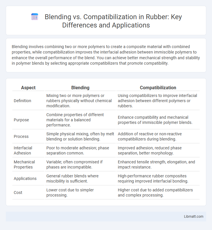Blending vs. Compatibilization in Rubber: Key Differences and Applications