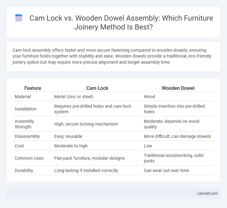Cam Lock vs. Wooden Dowel Assembly: Which Furniture Joinery Method Is Best?