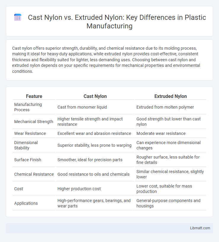 Cast Nylon vs. Extruded Nylon: Key Differences in Plastic Manufacturing