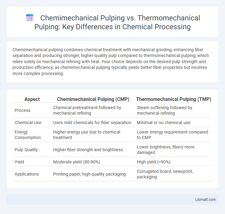 Chemimechanical Pulping vs. Thermomechanical Pulping: Key Differences in Chemical Processing