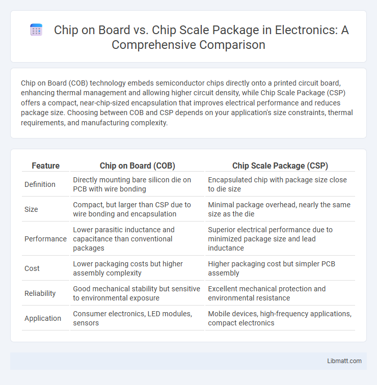 Chip on Board vs. Chip Scale Package in Electronics: A Comprehensive Comparison