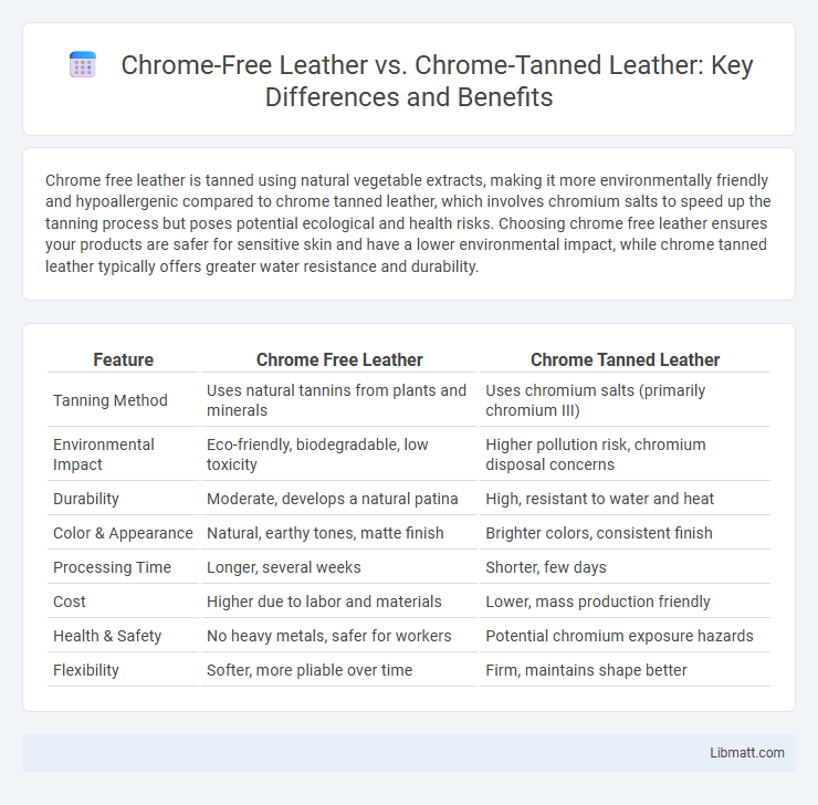 Chrome-Free Leather vs. Chrome-Tanned Leather: Key Differences and Benefits