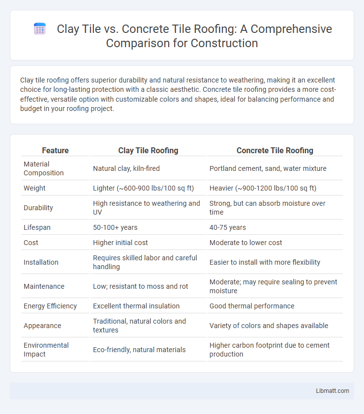 Clay Tile vs. Concrete Tile Roofing: A Comprehensive Comparison for Construction