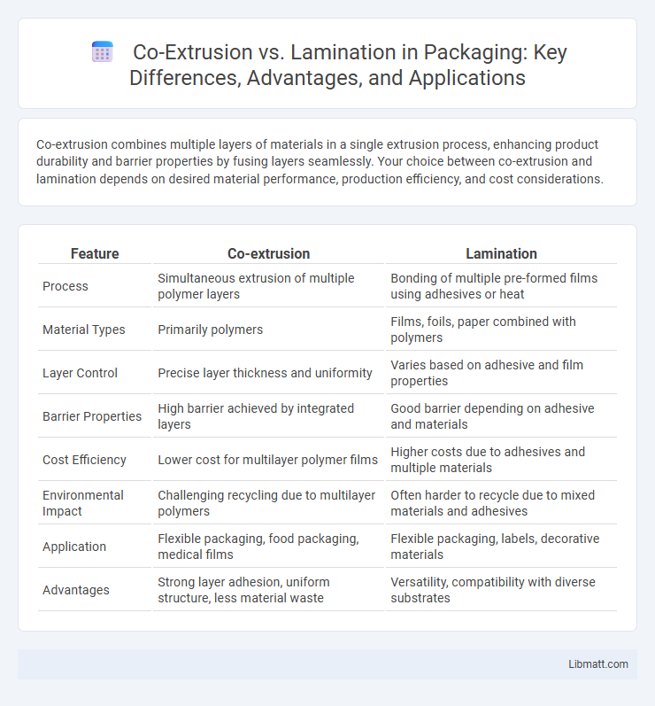 Co-Extrusion vs. Lamination in Packaging: Key Differences, Advantages, and Applications