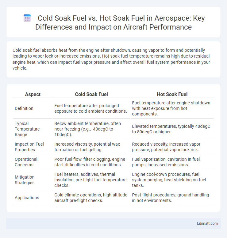 Cold Soak Fuel vs. Hot Soak Fuel in Aerospace: Key Differences and Impact on Aircraft Performance
