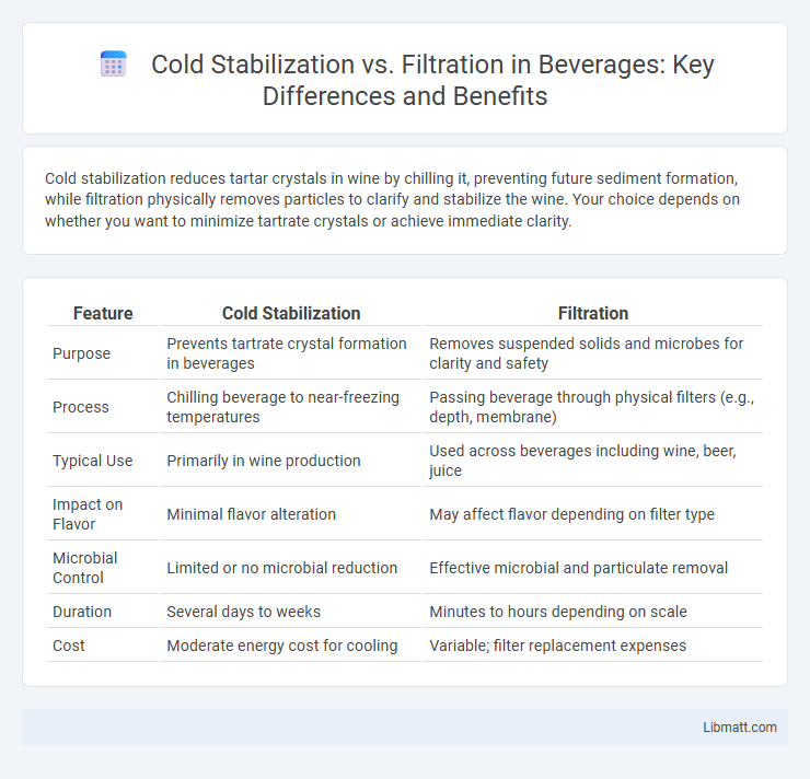 Cold Stabilization vs. Filtration in Beverages: Key Differences and Benefits