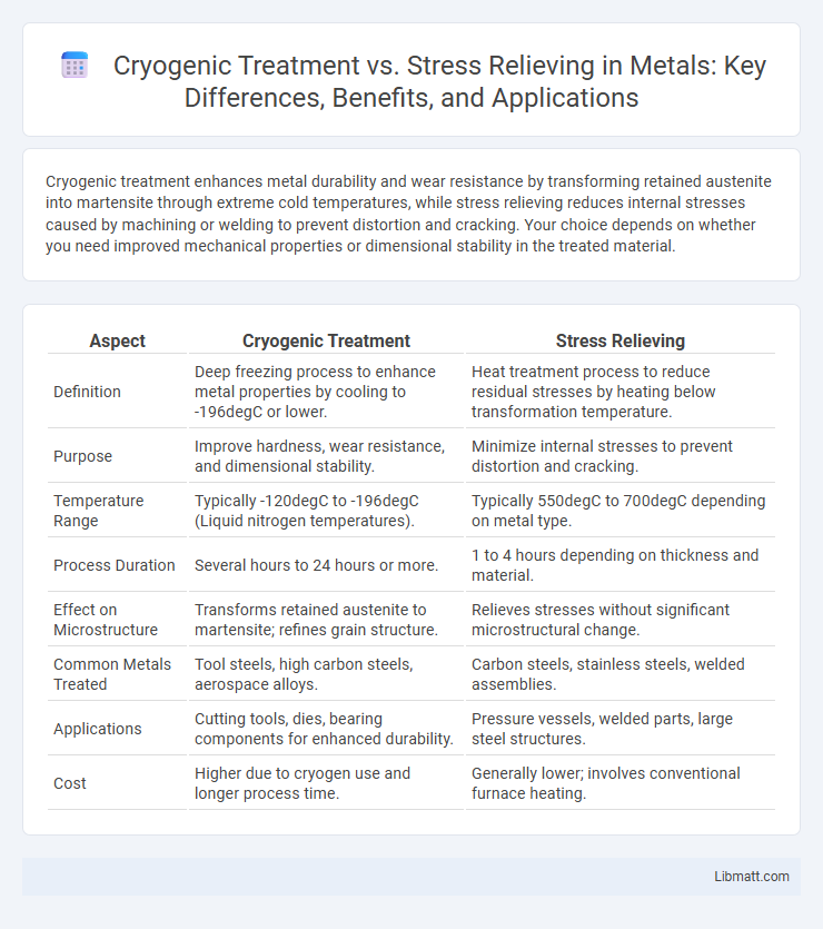 Cryogenic Treatment vs. Stress Relieving in Metals: Key Differences, Benefits, and Applications