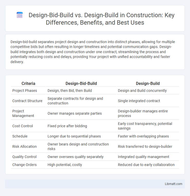 Design-Bid-Build vs. Design-Build in Construction: Key Differences, Benefits, and Best Uses
