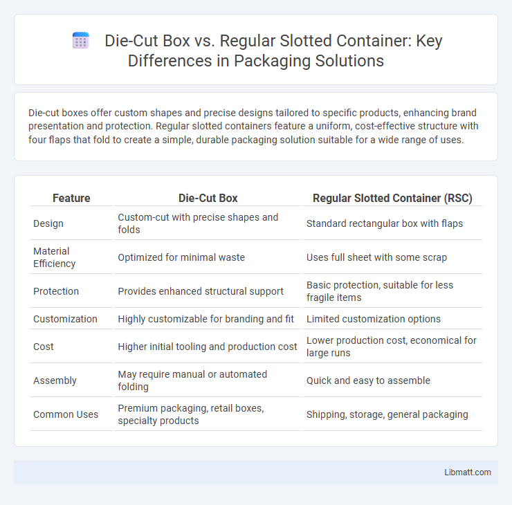 Die-Cut Box vs. Regular Slotted Container: Key Differences in Packaging Solutions