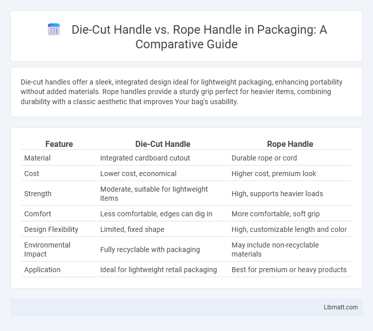 Die-Cut Handle vs. Rope Handle in Packaging: A Comparative Guide