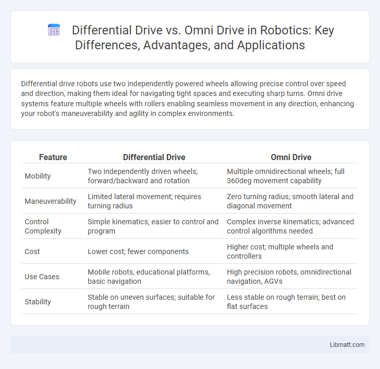Differential Drive vs. Omni Drive in Robotics: Key Differences, Advantages, and Applications
