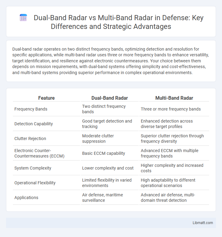Dual-Band Radar vs Multi-Band Radar in Defense: Key Differences and Strategic Advantages