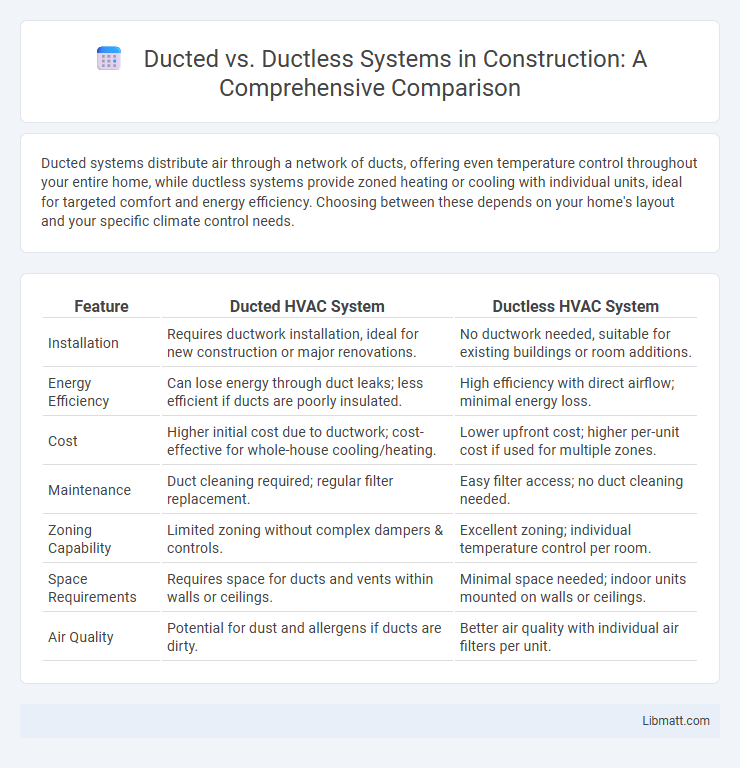 Ducted vs. Ductless Systems in Construction: A Comprehensive Comparison