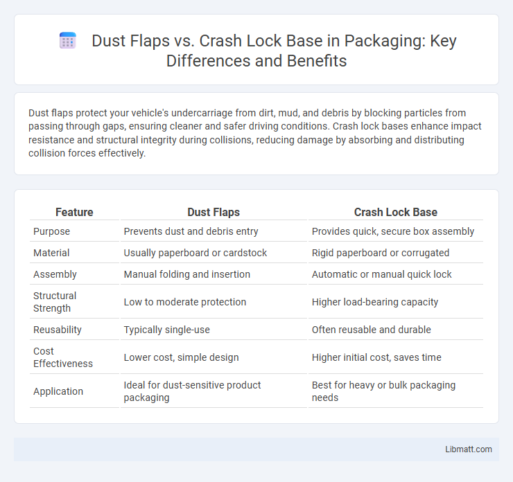 Dust Flaps vs. Crash Lock Base in Packaging: Key Differences and Benefits