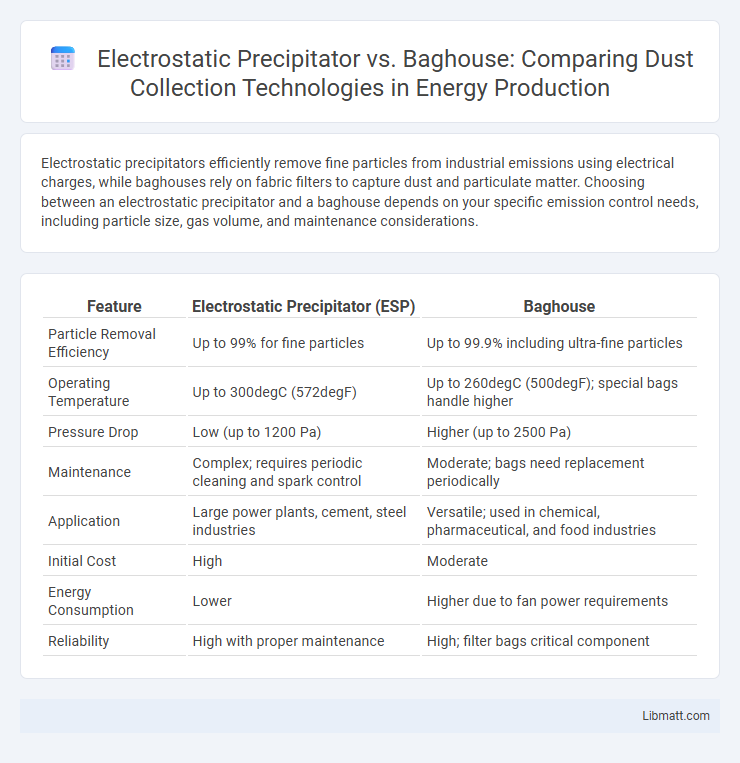 Electrostatic Precipitator vs. Baghouse: Comparing Dust Collection Technologies in Energy Production