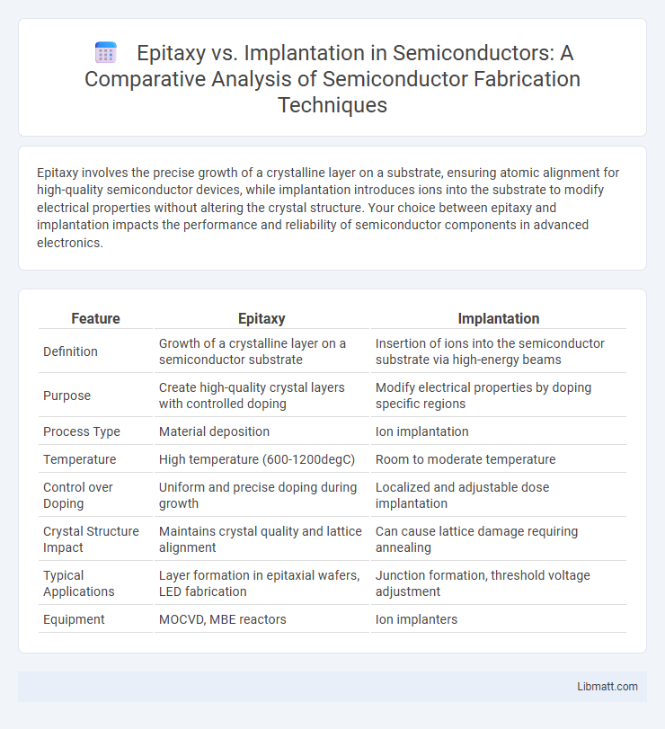 Epitaxy vs. Implantation in Semiconductors: A Comparative Analysis of Semiconductor Fabrication Techniques